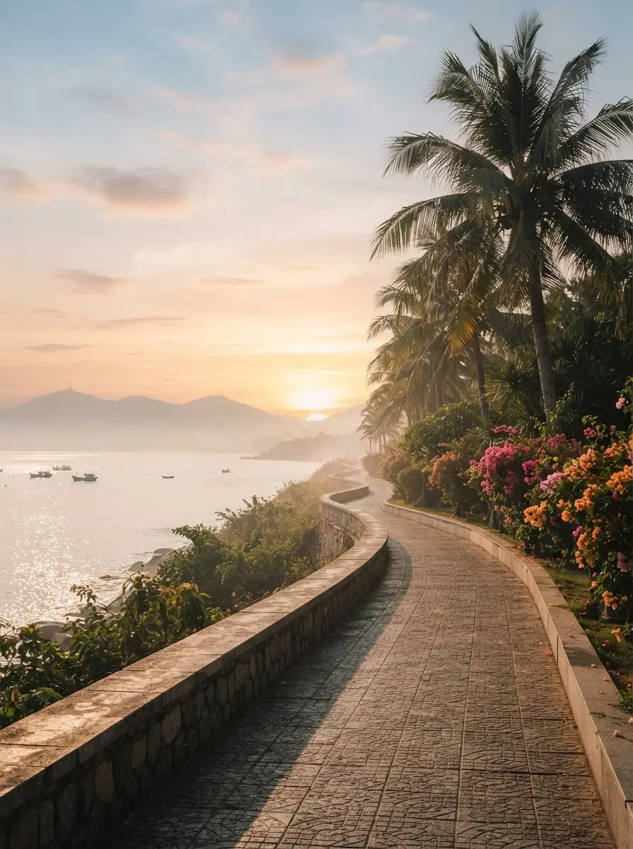 Hình ảnh minh họa hoạt động đi bộ bên biển Vũng Tàu